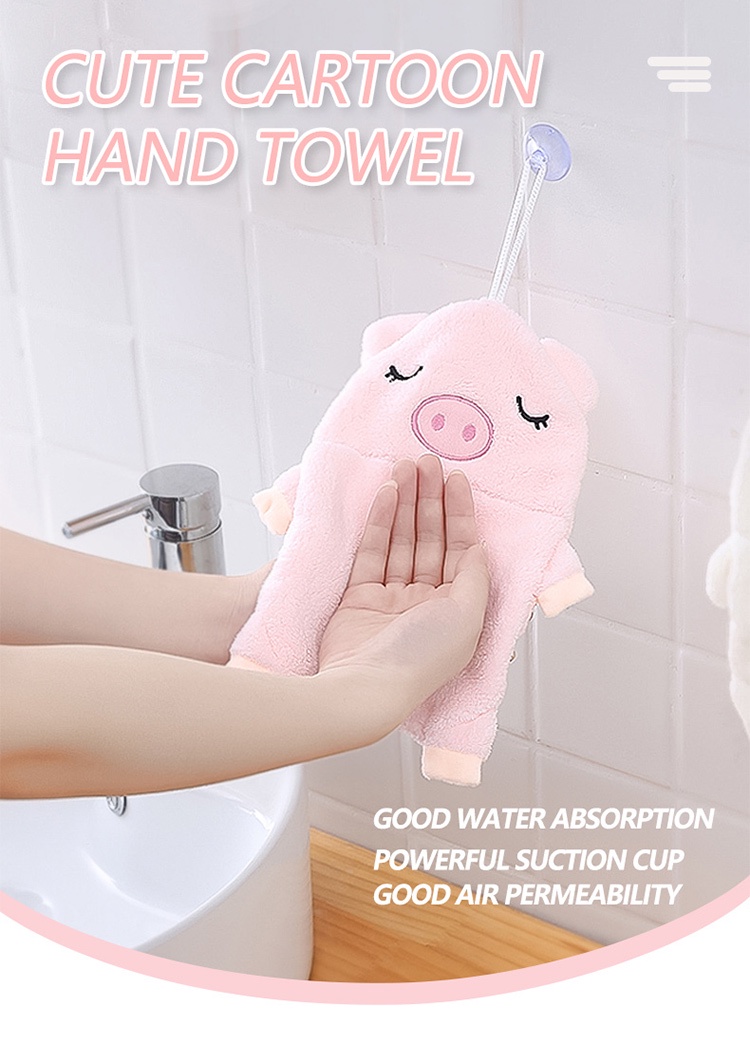 Cute cartoon hand towel-1